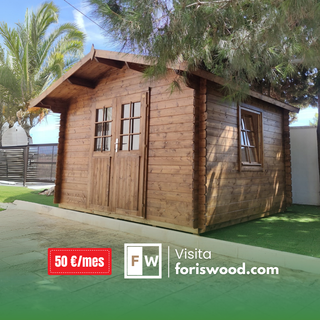 Casa 10,42 de madera con extras incluidos