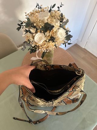 Bolso Sfera estampado piel serpiente