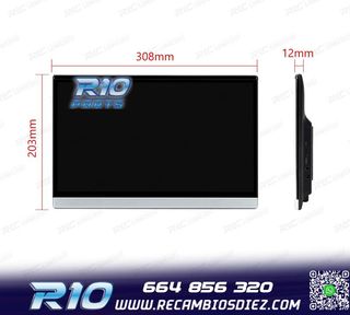 PANTALLA REPOSACABEZAS MULTIMEDIA DE 13,3 "