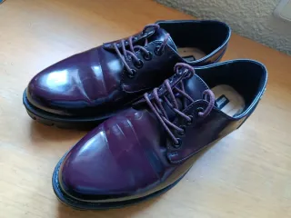 Zapatos Mustang Burdeos Oscuro Mujer