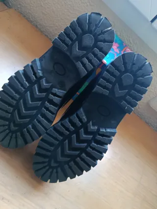 Zapatos Mustang Burdeos Oscuro Mujer