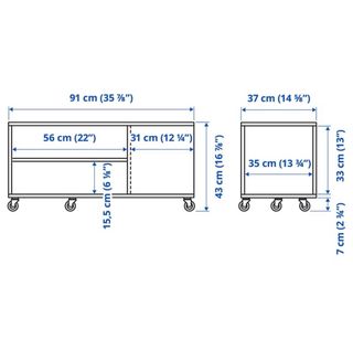 Tavolo ausiliario IKEA VIHALS bianco