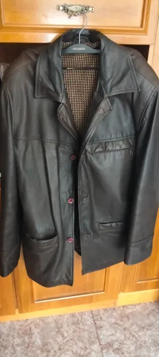 Chaqueta Cuero  Marrón