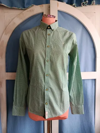 Camisa estampada verde