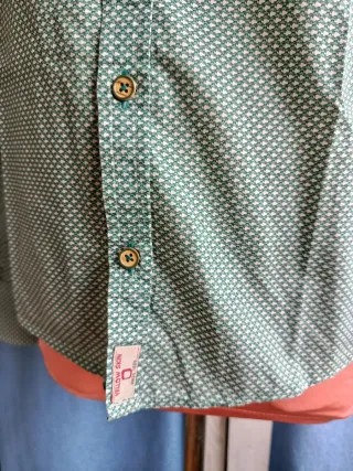 Camisa estampada verde