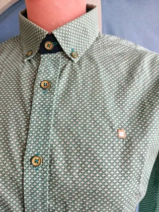 Camisa estampada verde
