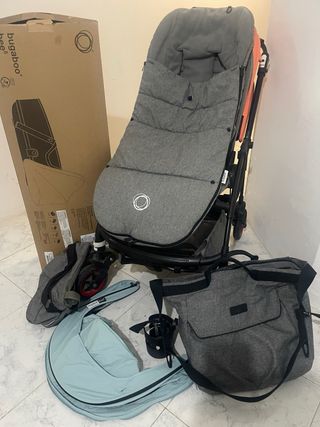 Carro Bugaboo Bee5 Gris edición especial coral