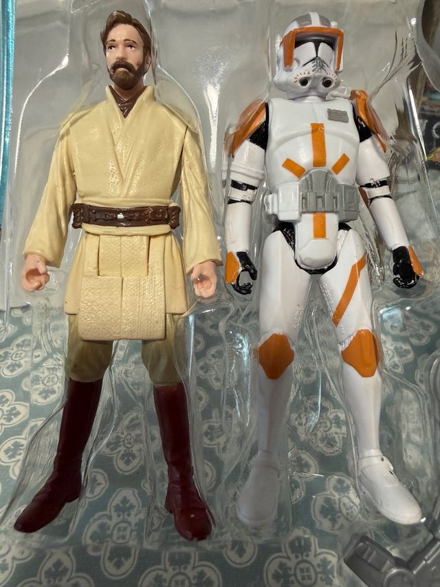Confezione Figure Star Wars Cody e Obi-Wan Kenobi