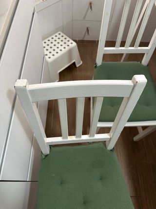 Mesa de comedor blanca