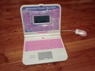 Ordenador Portátil Elite Plus Rosa y Blanco