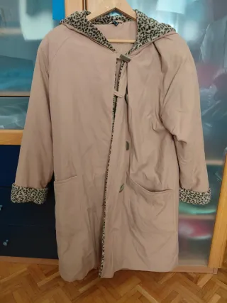 Abrigo vintage estampado animal