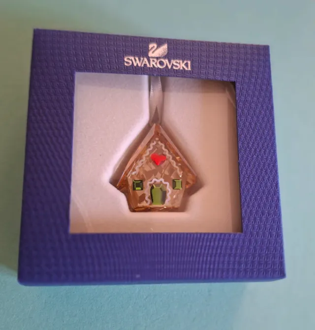 Adorno Casita Swarovski Navidad