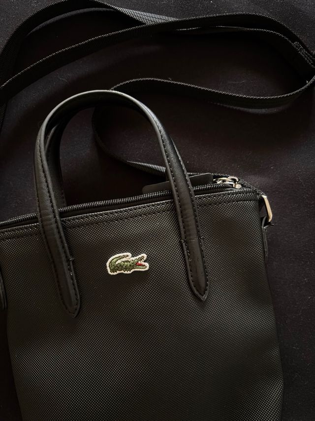 Borsa Tote Nero Lacoste