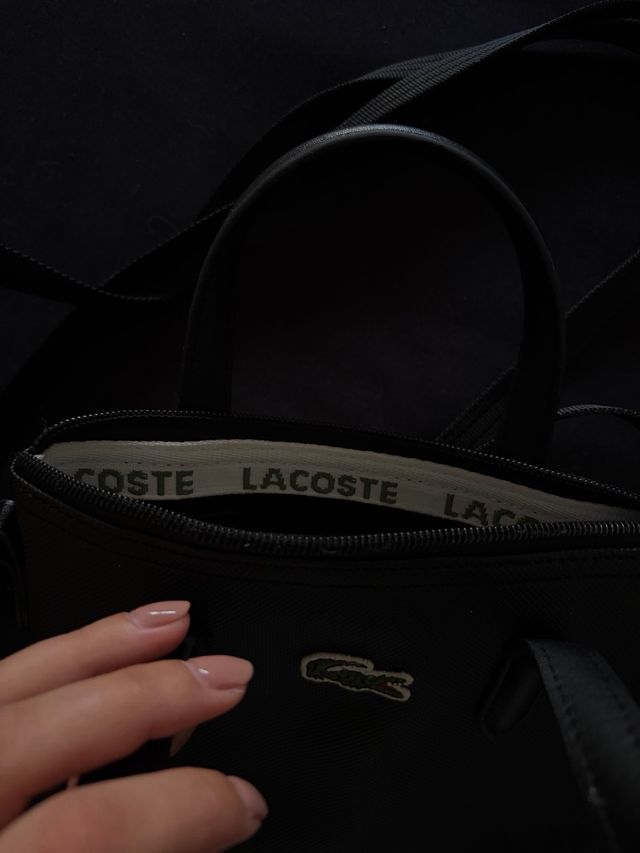 Borsa Tote Nero Lacoste