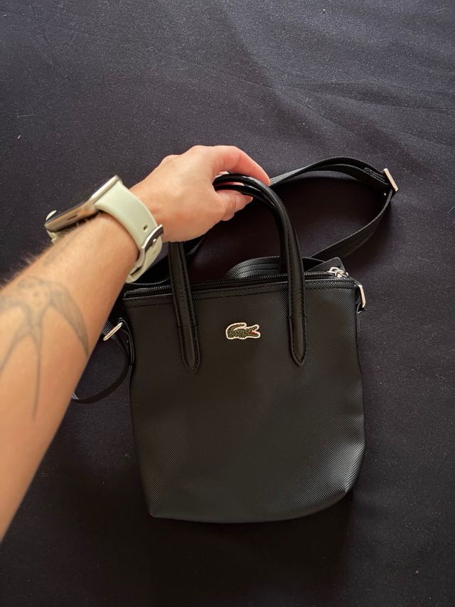 Borsa Tote Nero Lacoste