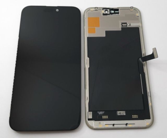 Schermo originale iPhone 15 Pro Max Nero/Argento