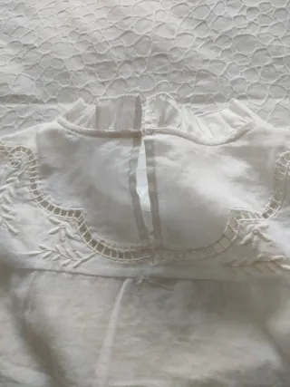 Camisa blanca mujer encaje