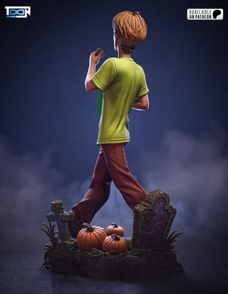 Figura Shaggy - Scooby Doo - Resina