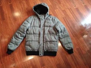 Cazadora chico Bershka gris