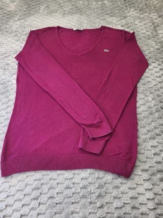 Jersey Lacoste Fucsia Talla 44