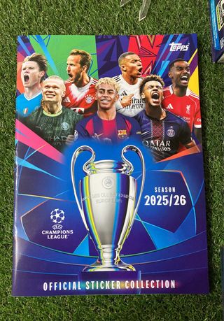 Álbum Stickers Champions League 2025/26 + cromos