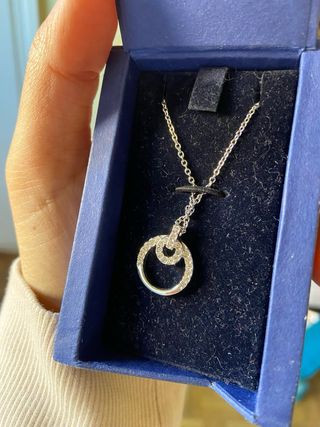 Collar Swarovski Aro Doble Brillante