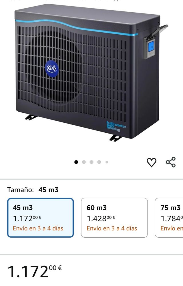 Bomba de calor para piscina