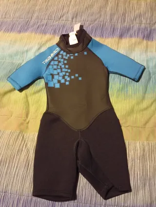 Neopreno niño Tribord azul y negro