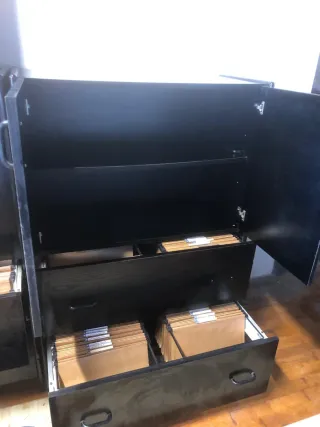 Mobili da ufficio neri