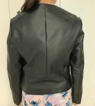 Chaqueta efecto piel Lefties Talla S