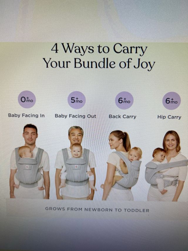 Portababy Ergobaby Omni 360 Deluxe Grigio