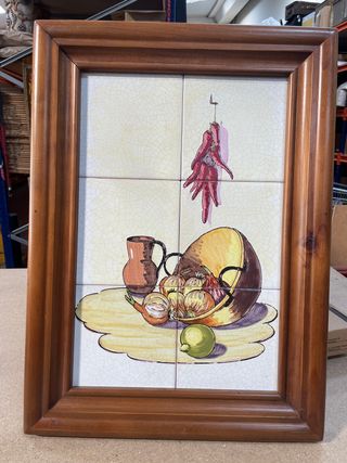 Cuadro 6 azulejos cocina
