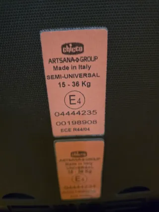 Silla Coche Chicco Oasys FIXPlus EVO ISOFIX