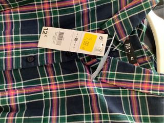 Camisa cuadros Tex mujer talla 42
