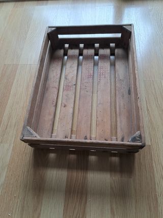REBAJADA Caja de madera rústica antigua