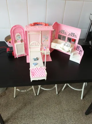 Casa Barbie plegable rosa 1998