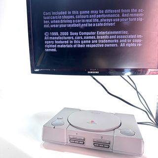 PlayStation 1 Sony PS1 Console Grigia