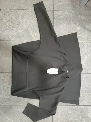 Vestido largo Zara Talla L/40 Gris