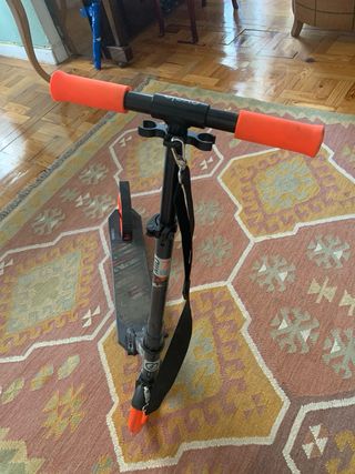 Patinete OXELO MID7 Plegable Naranja. poco usado