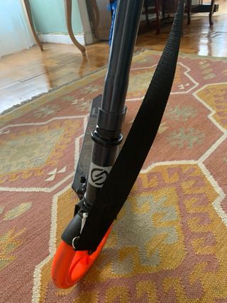 Patinete OXELO MID7 Plegable Naranja. poco usado