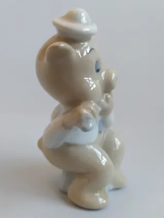 Figura Porcelana Los Tres Cerditos (Disney, 1970s)