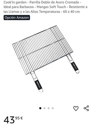 Griglia doppia per barbecue