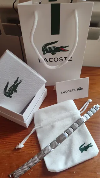 Pulsera Lacoste Plata