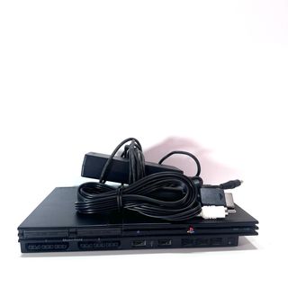 PlayStation 2 Slim Nera Legge Nntsc Con Cavi