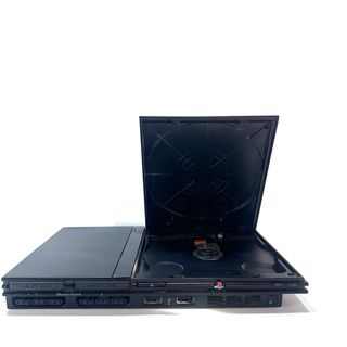 PlayStation 2 Slim Nera Legge Nntsc Con Cavi