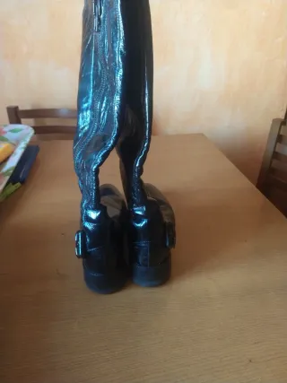 Botas Janet & Janet Talla 38 Negras Charol