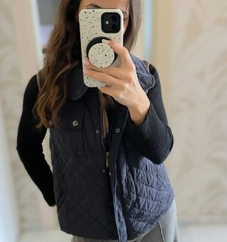 Chaleco Massimo Dutti Azul Marino