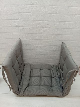 Cuscino per Sedia da Giardino Grigio