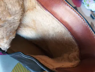 Botas de cuero negras