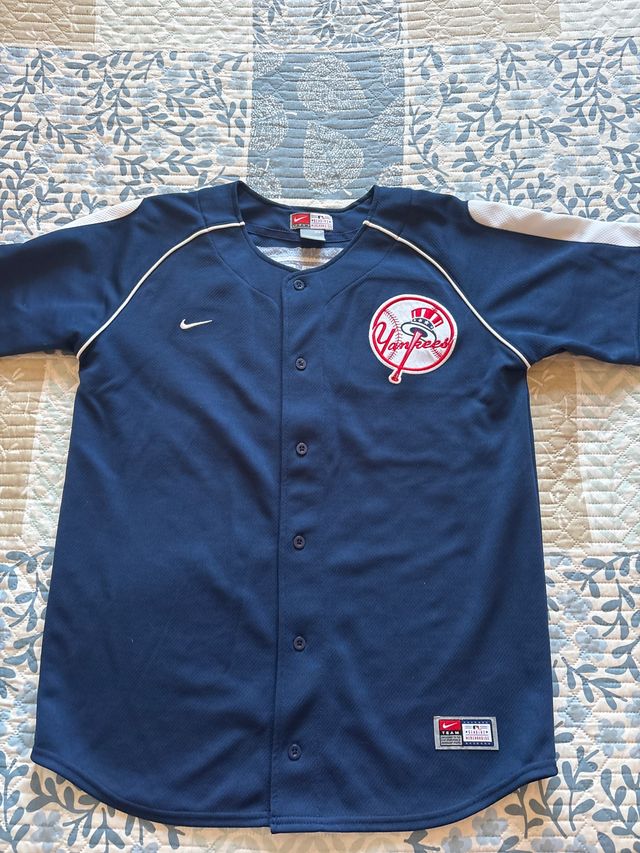 Camiseta Béisbol Nike Yankees Azul